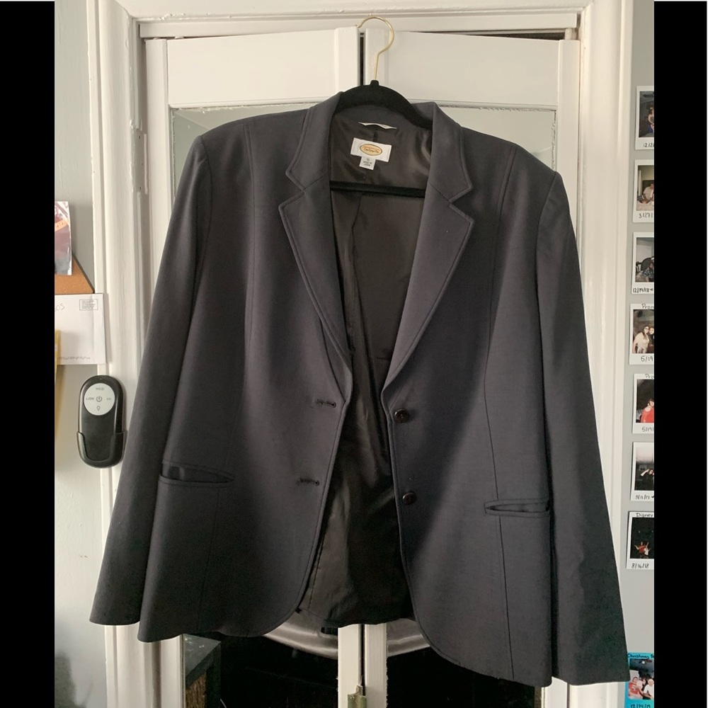 TALBOTS BLAZER JACKET, GREY